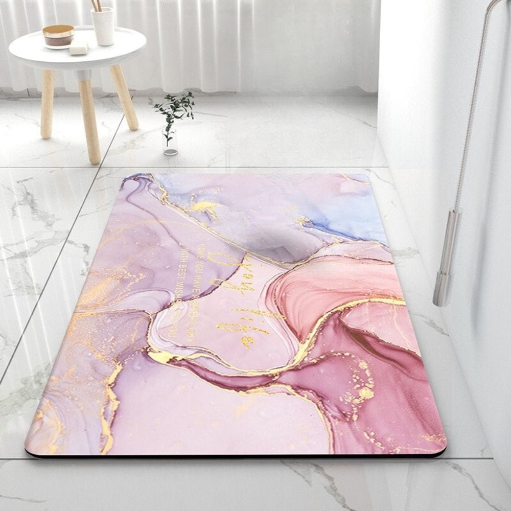 Grand Tapis de Bain Design - Antidérapant