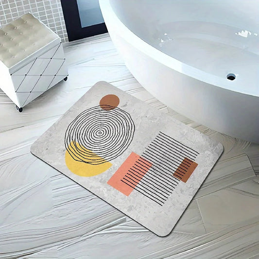 Tapis De Bain Absorbant Terre De Diatomée