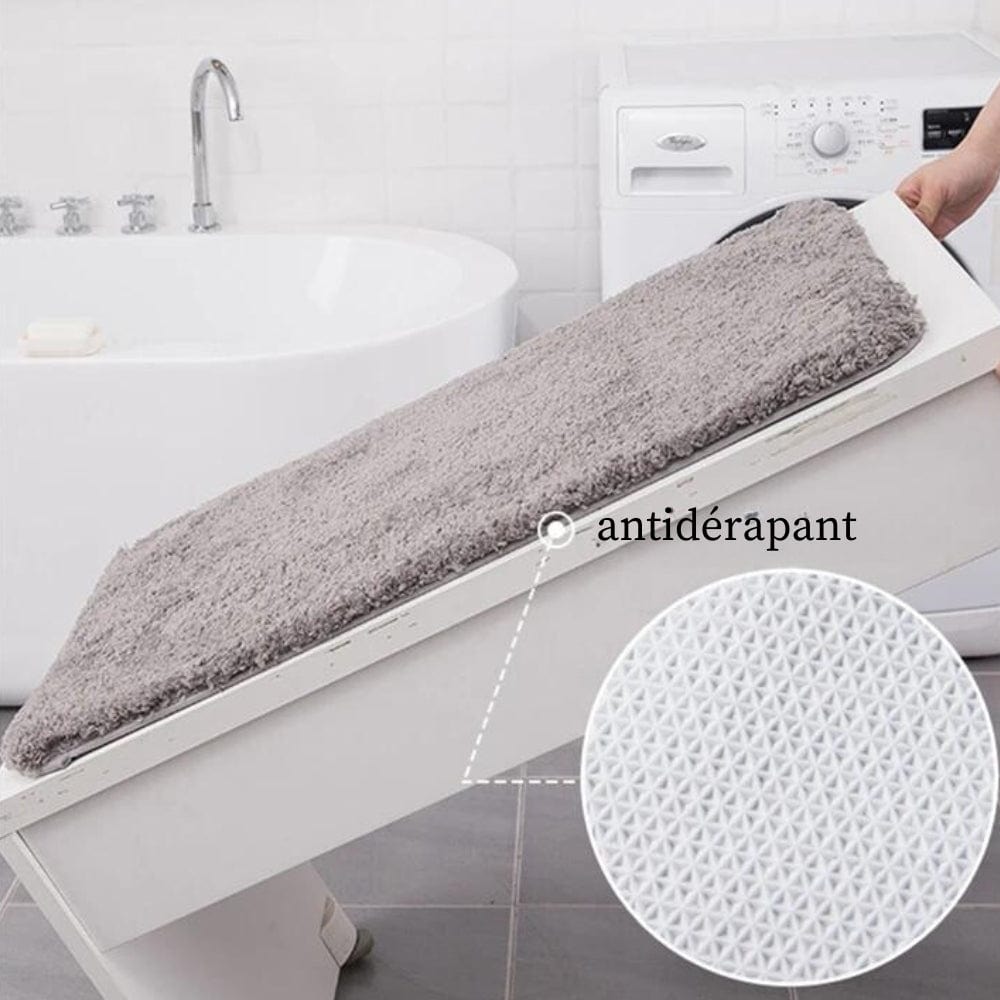 Tapis de Bain Antidérapant Gris