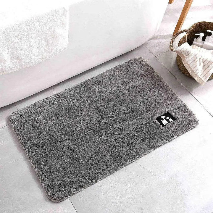 Tapis de Bain Antidérapant Gris