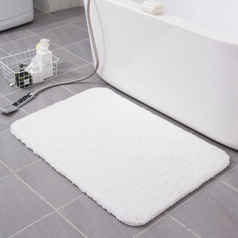 Tapis de Bain Blanc Épais