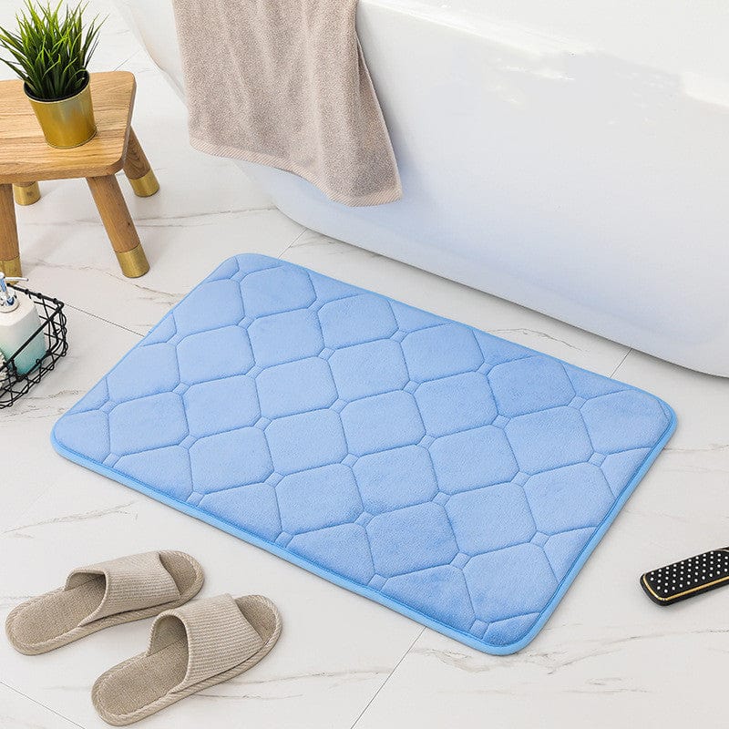 Tapis De Bain Bleu Ciel