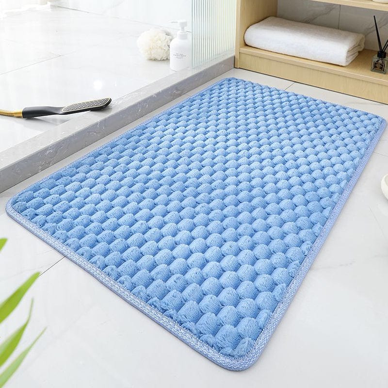 Tapis de Bain Bleu Clair