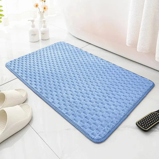 Tapis de Bain Bleu Clair