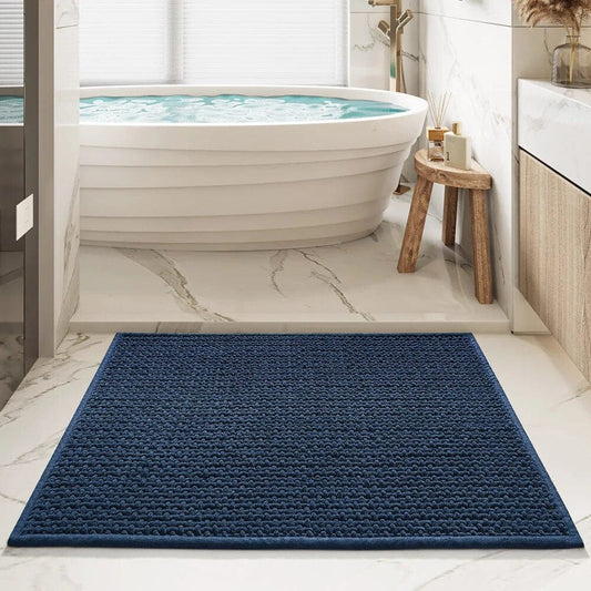 Tapis de Bain Bleu Marine