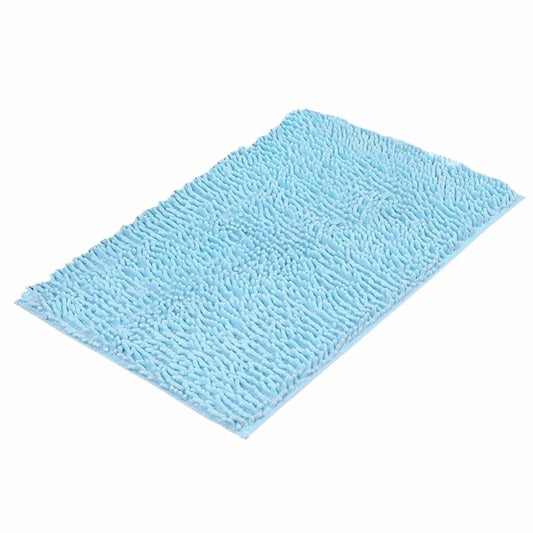 Tapis de Bain Chenille Bleu