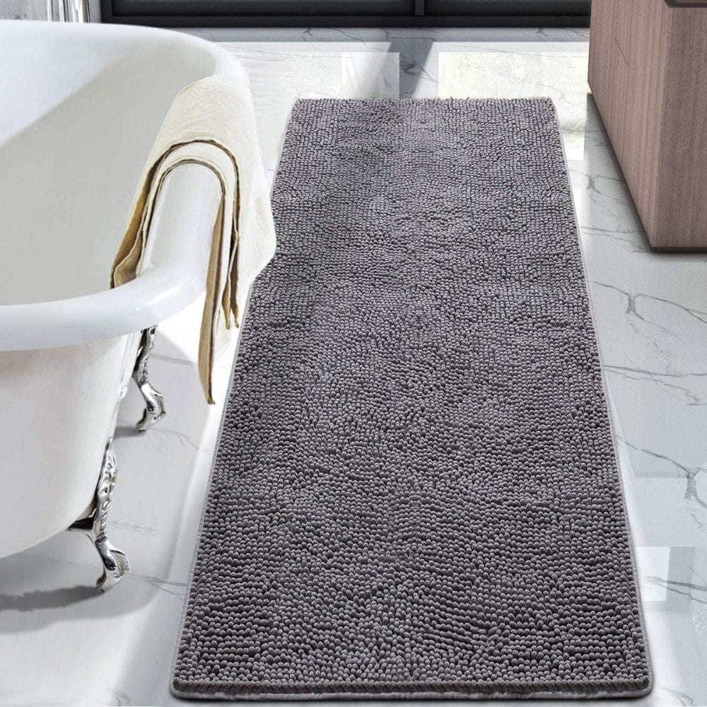 Tapis De Bain Chenille Gris