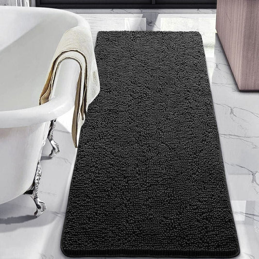 Tapis De Bain Chenille Noir