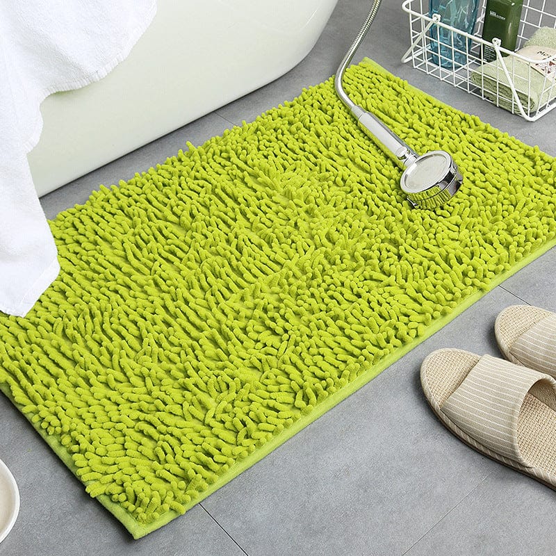 Tapis de Bain Chenille Vert