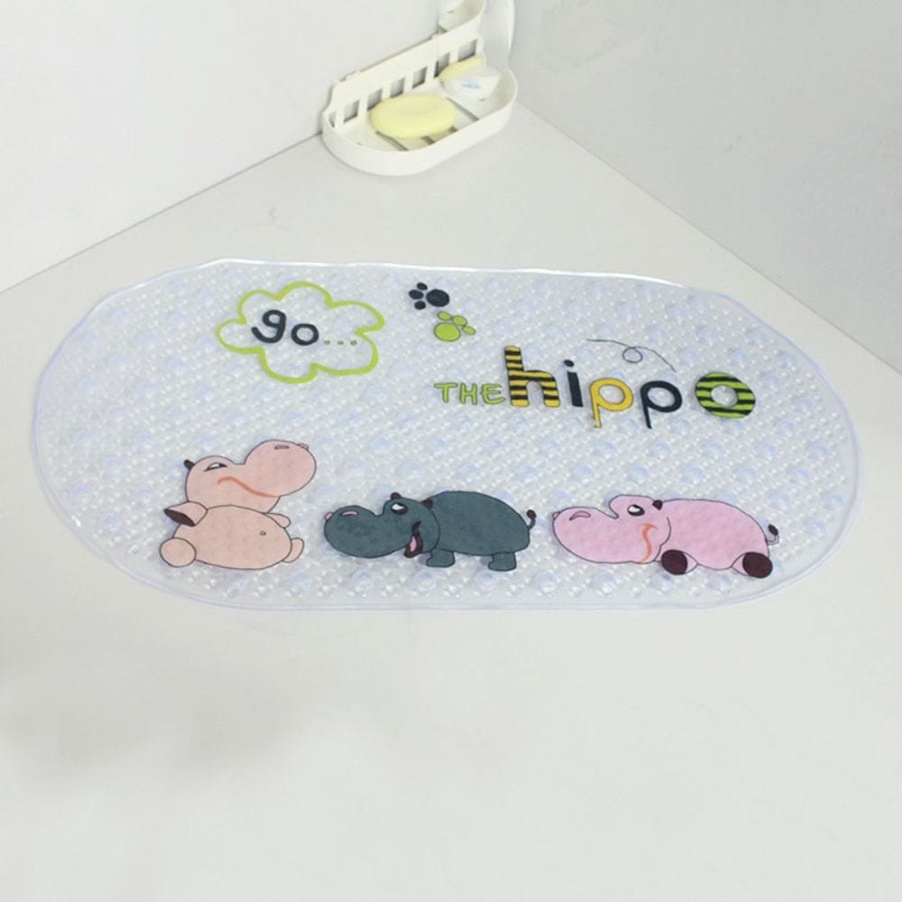 Tapis De Bain Confort Thermosensible Bébé Hippo / 40x70cm