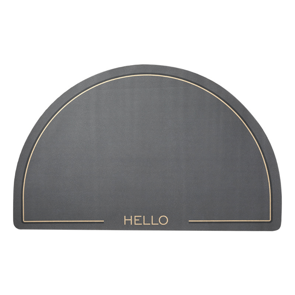 Tapis de Bain Demi Cercle "Hello"