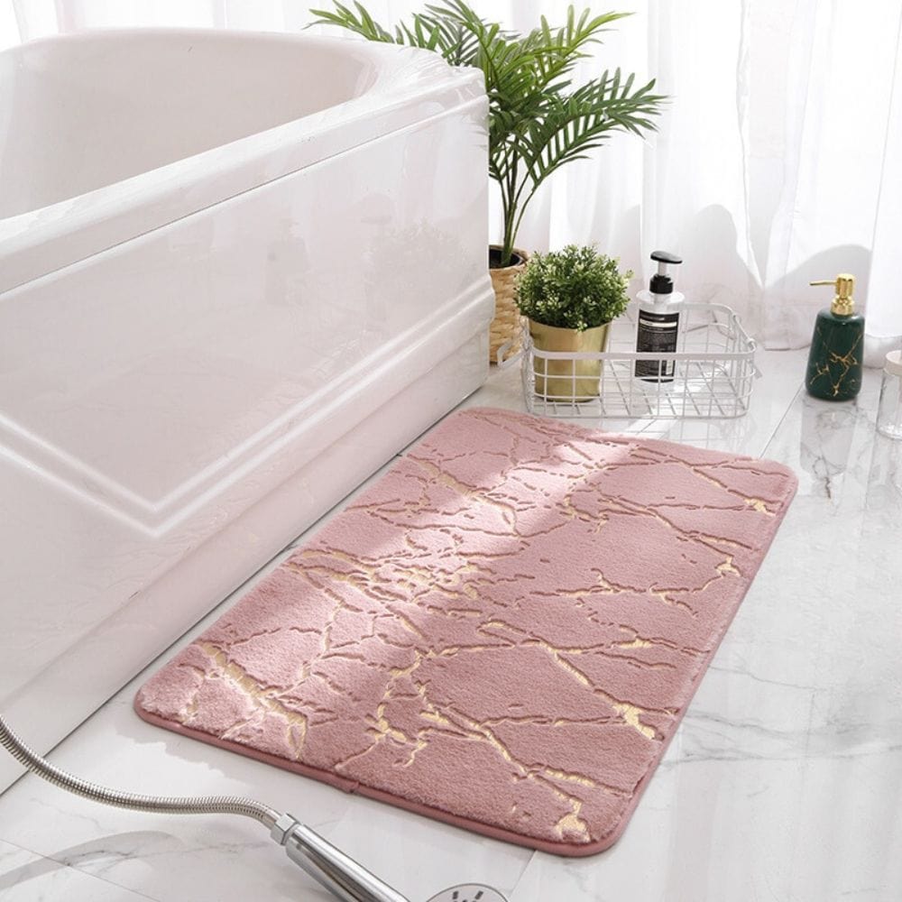 Tapis de Bain Effet Marbre