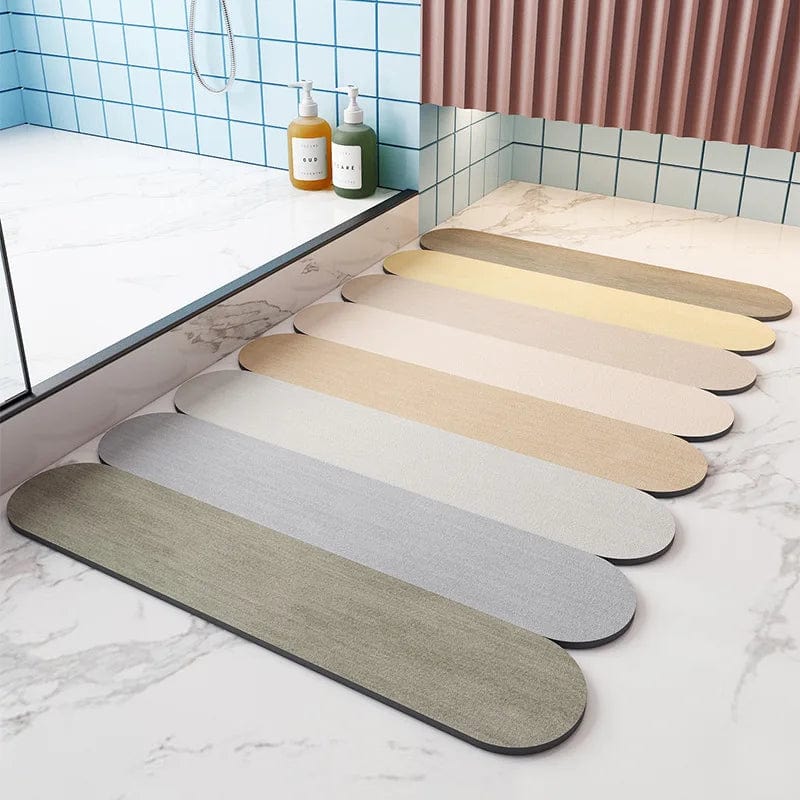 Tapis de Bain en Diatomite Minérale Souple