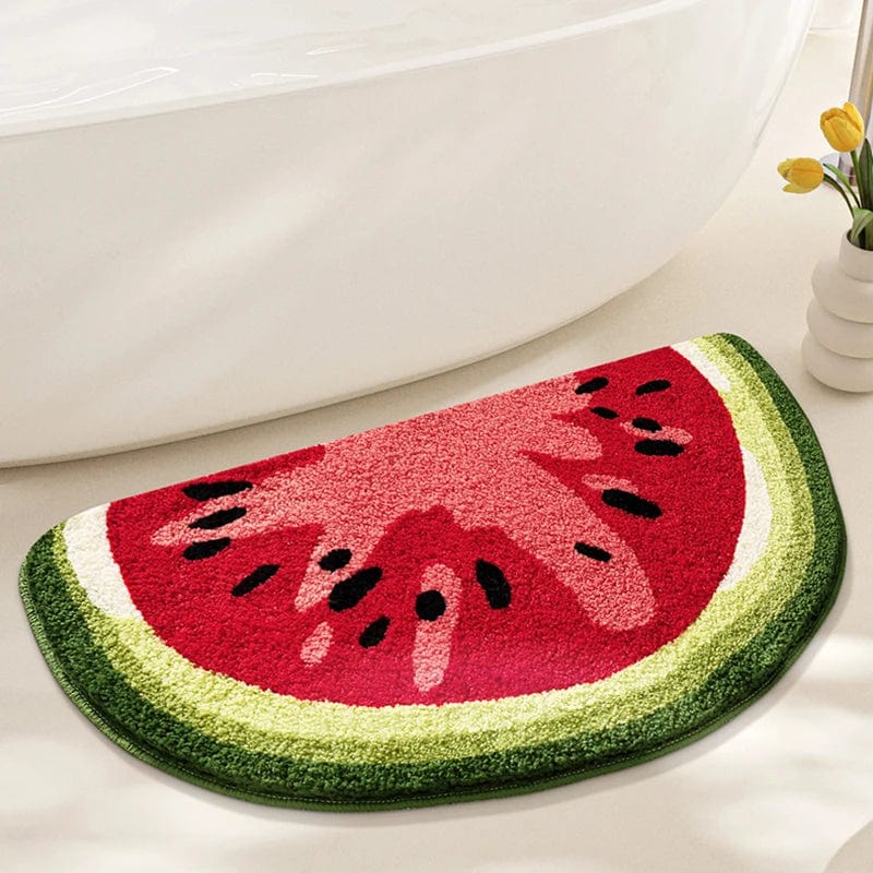 Tapis de Bain en forme Demi Lune