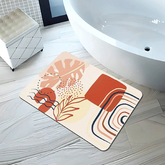 Tapis De Bain En Terre De Diatomée