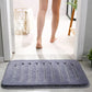 Tapis de Bain Gris Microfibre