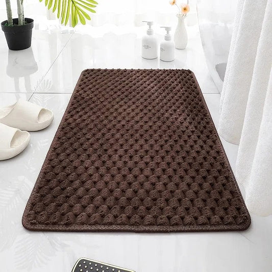 Tapis de Bain Marron Chocolat