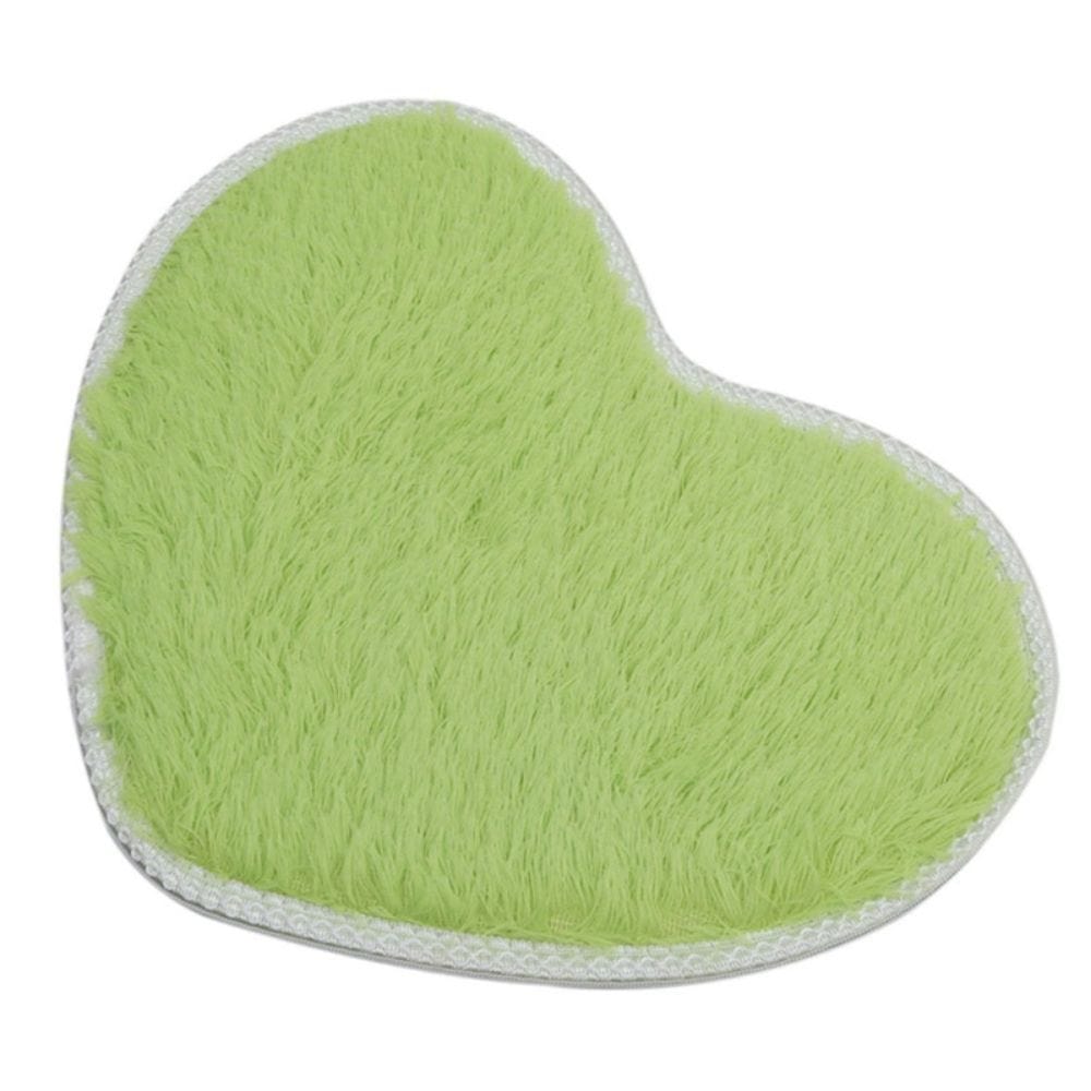 Tapis de Bain Microfibre Chenille Vert / 30x50cm