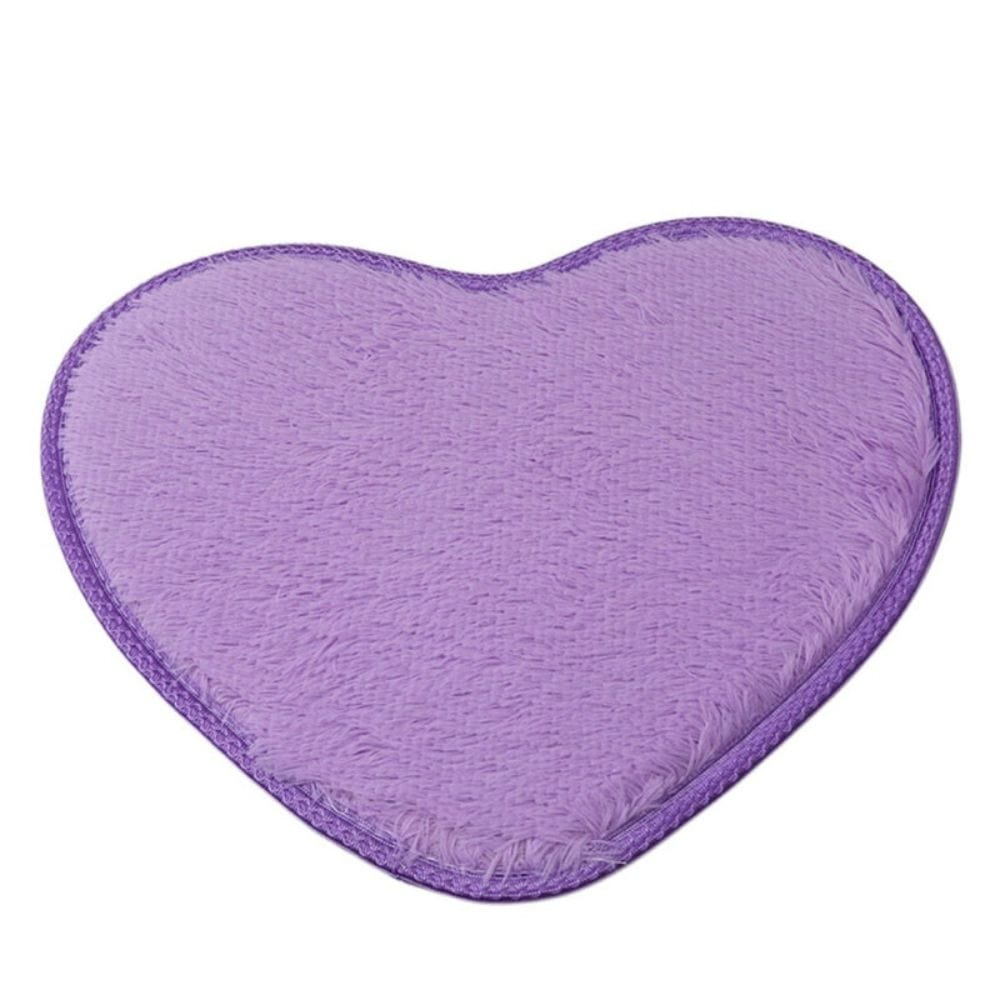 Tapis de Bain Microfibre Chenille Violet / 30x50cm