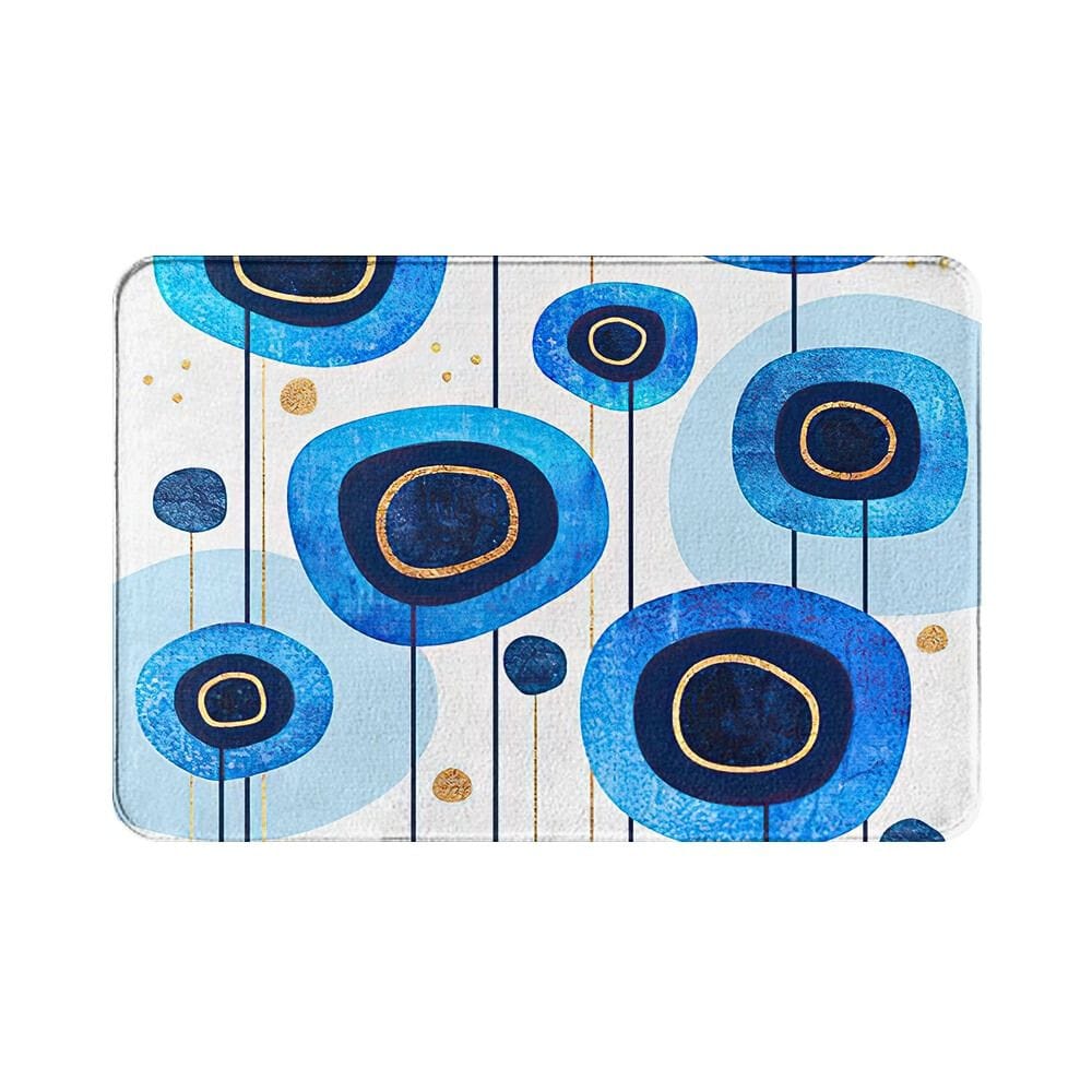 Tapis de Bain Motif Bleu