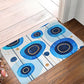 Tapis de Bain Motif Bleu