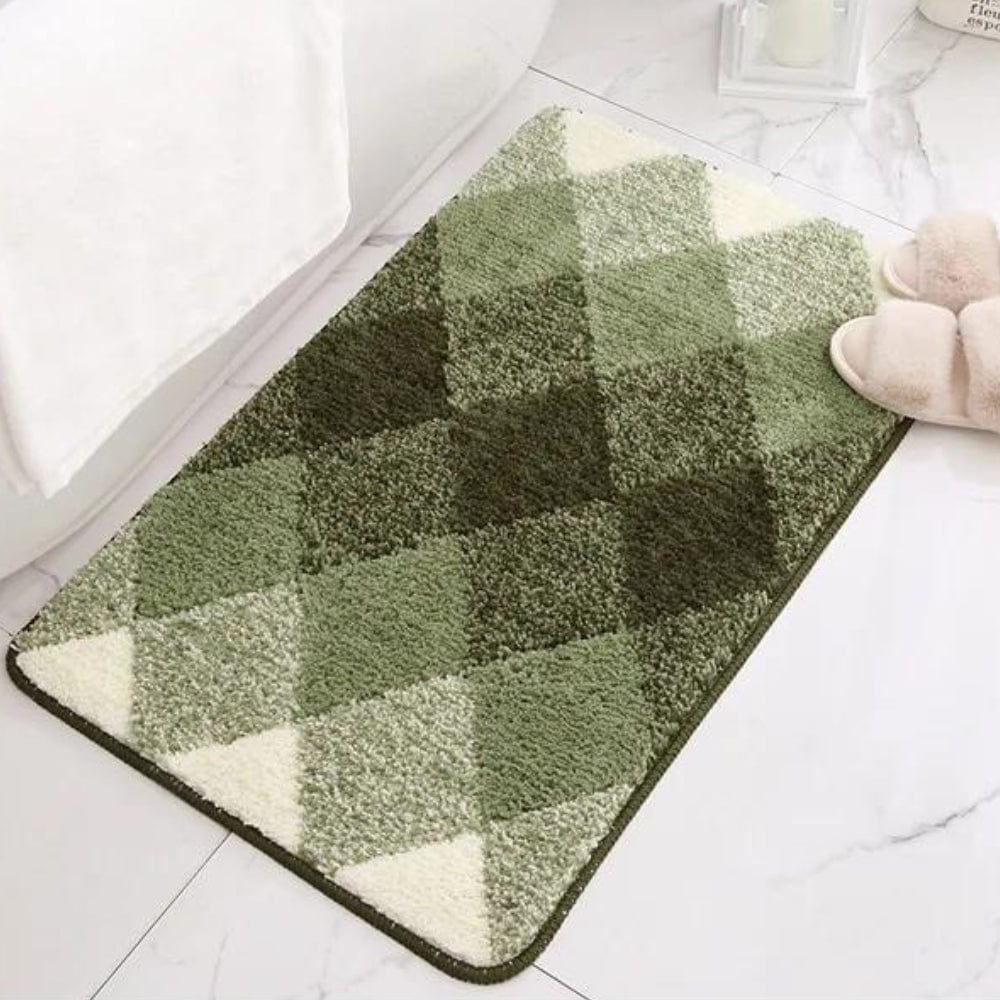 Tapis de Bain Motif Carreaux