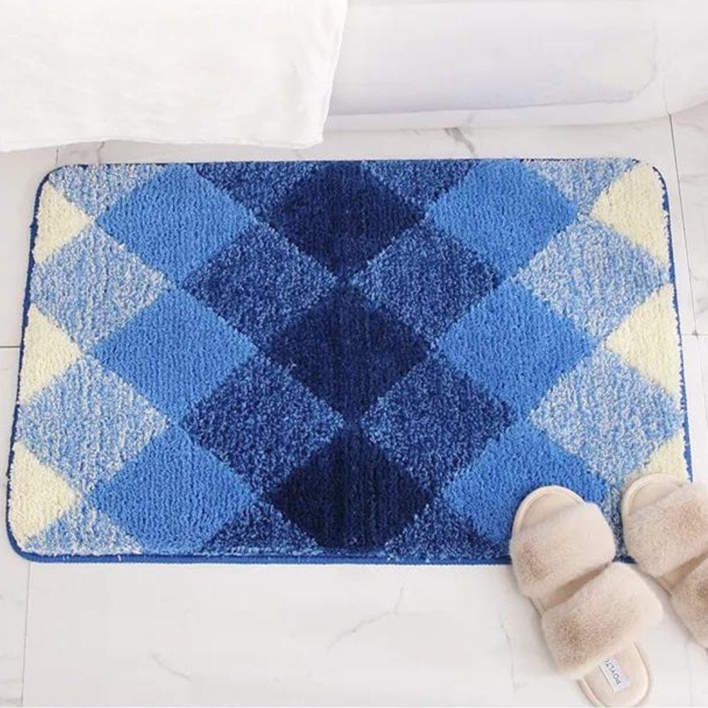 Tapis de Bain Motif Carreaux