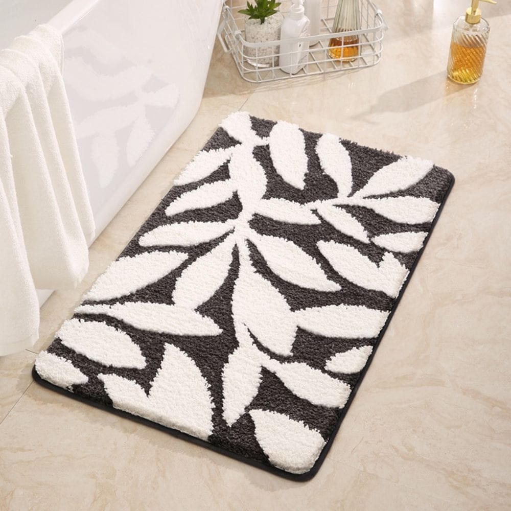 Tapis de Bain Motif Feuilles