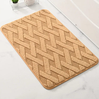 Tapis de Bain Motif Géométrique