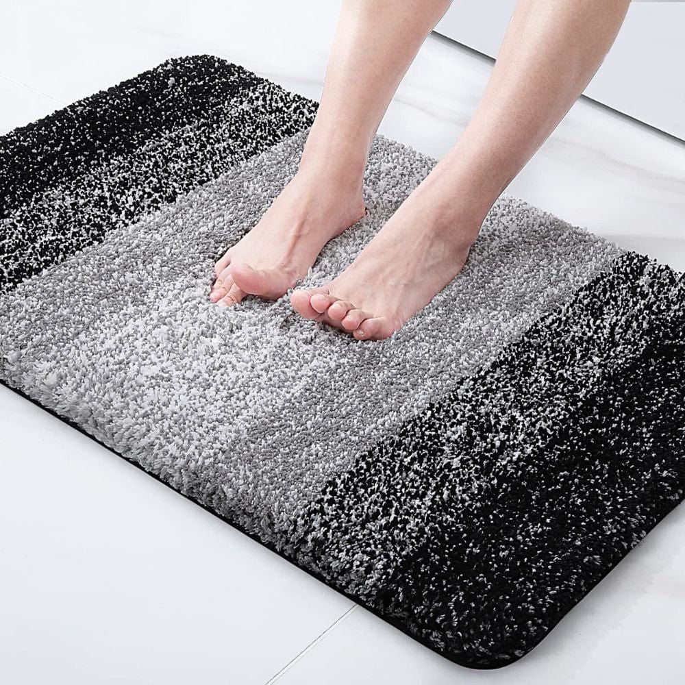 Tapis de Bain Noir et Blanc