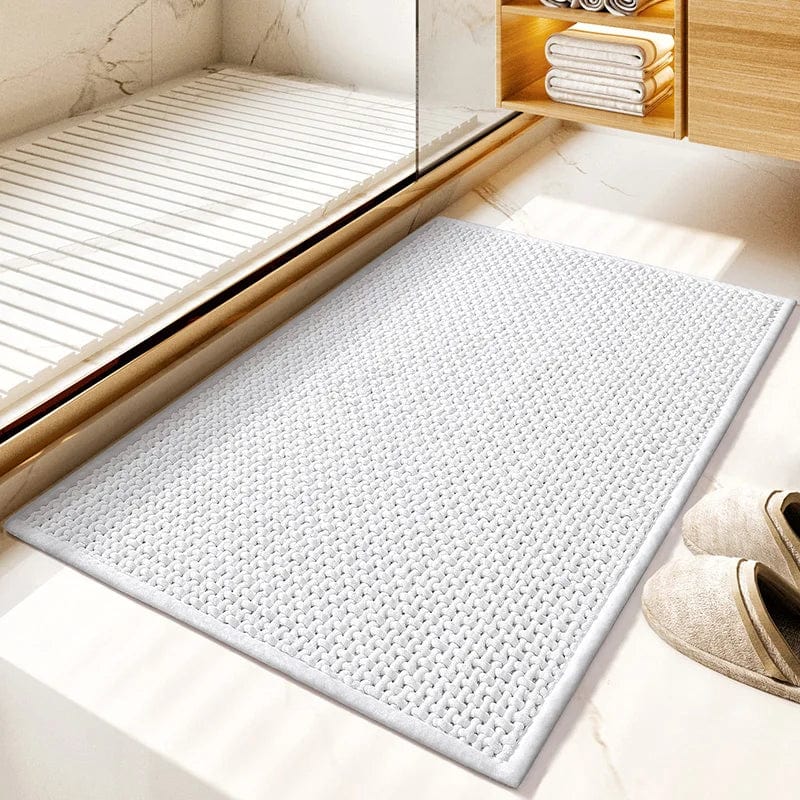 Tapis de Bain Tressé #e3e2e6 / 40x60cm