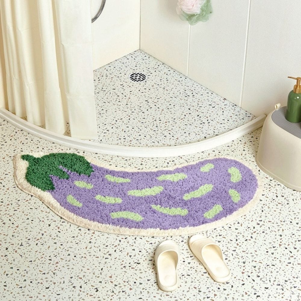 Tapis de bain végétal