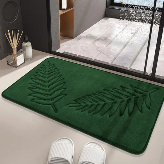 Tapis de Bain Vert Émeraude