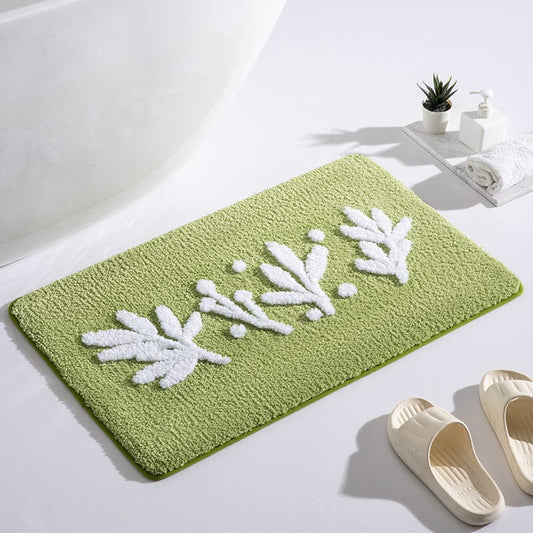 Tapis de Bain Vert Olive