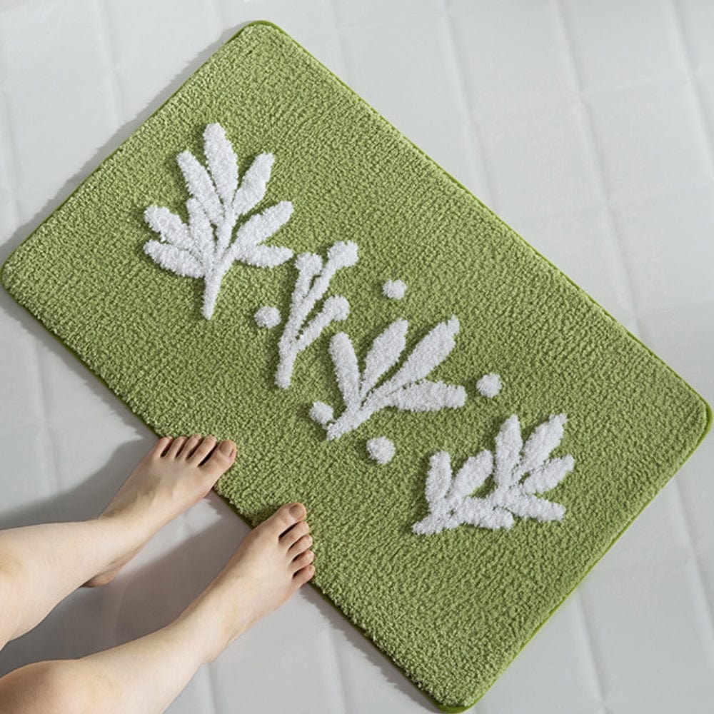 Tapis de Bain Vert Olive