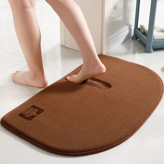 Tapis de Salle de Bain Demi Lune