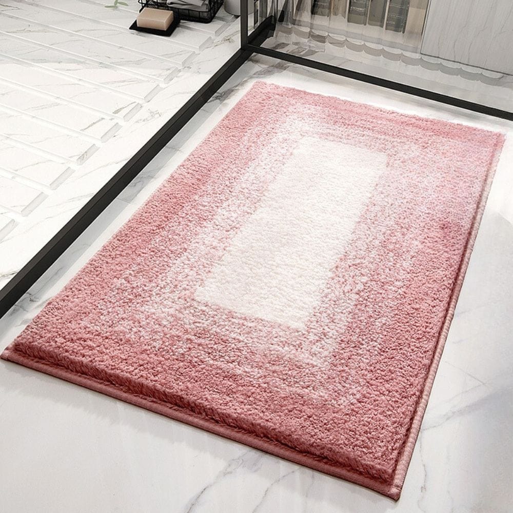 Tapis de Salle de Bain Rose