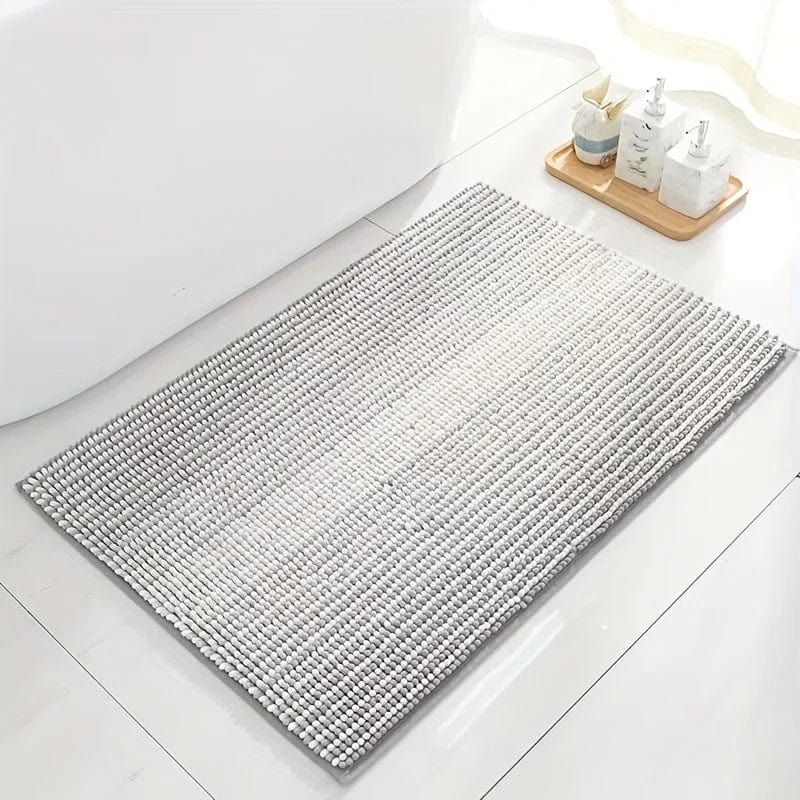 Tapis Douceur Chenille Gris / 40x60cm