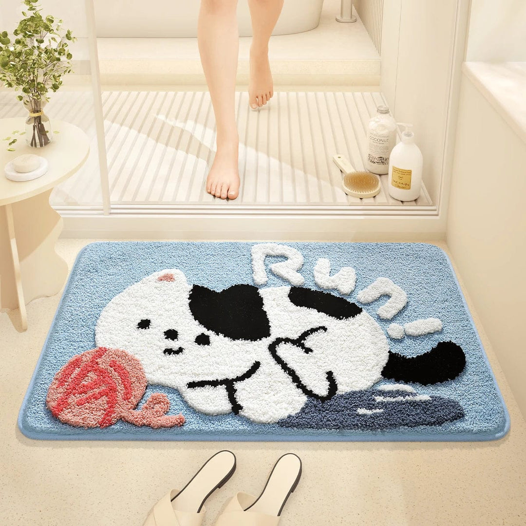 Tapis Salle de Bain Chat