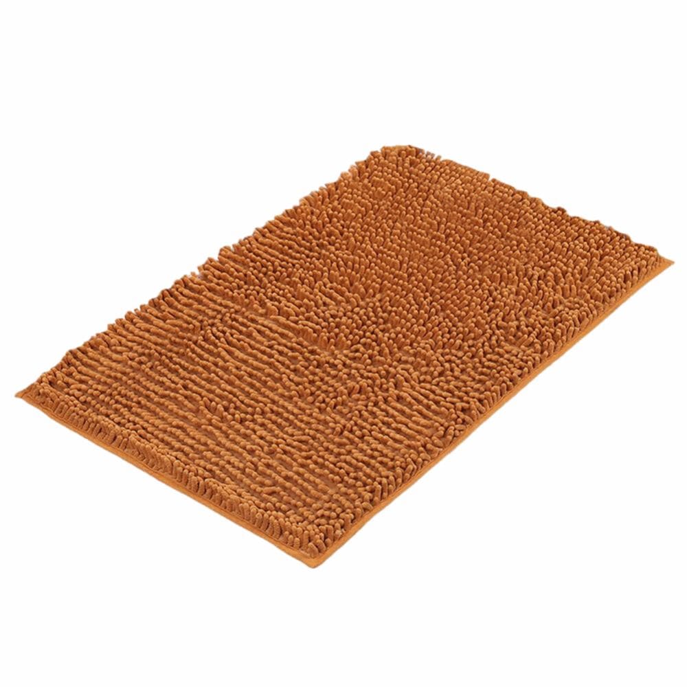 Tapis Salle de Bain Chenille Marron Brown 2 / 40x60cm