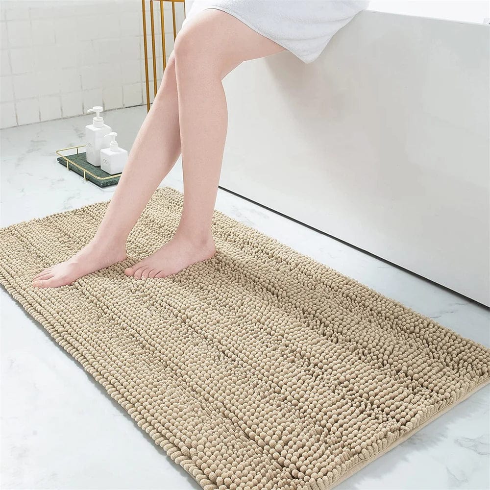 Tapis Salle de Bain Doux Beige / 40x60cm