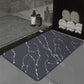 Tapis Salle de Bain Effet Marbre