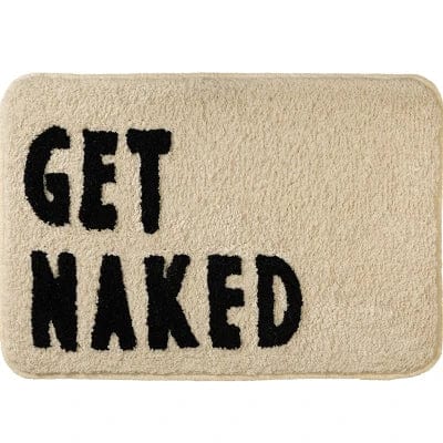 Tapis Salle de Bain Get Naked #f2e4cf / 40x60cm