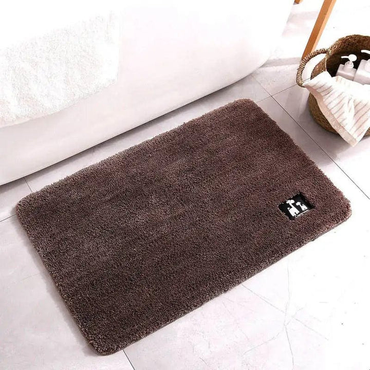 Tapis Salle de Bain Marron