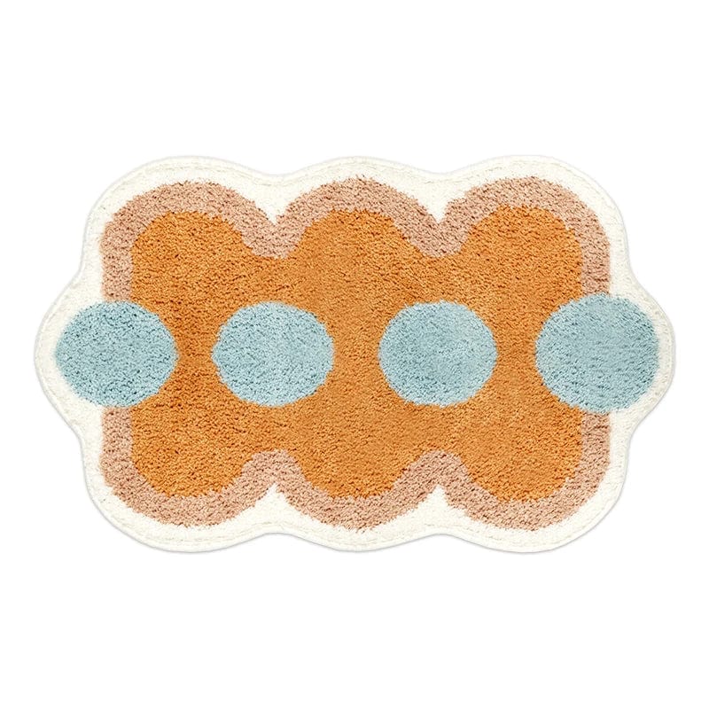 Tapis Salle de Bain Orange