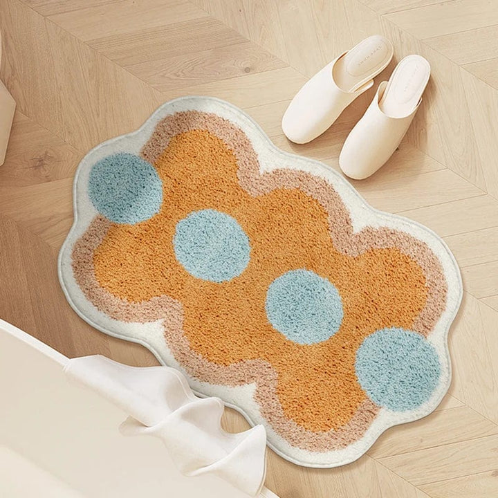 Tapis Salle de Bain Orange