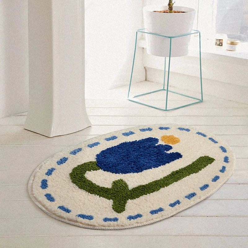 Tapis Salle de Bain Ovale